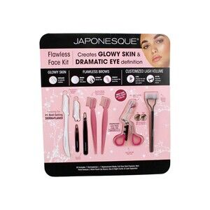 Japonesque Flawless Face Kit 8 Piece Set - New Sealed